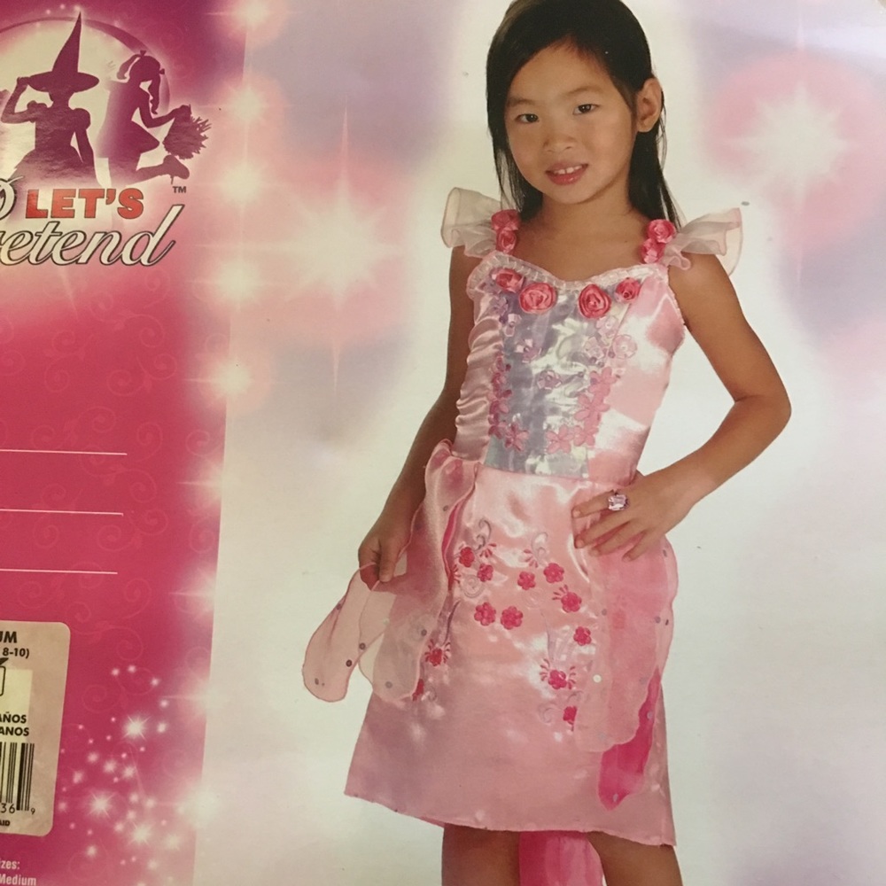 New Lil' mermaid Halloween Costume Pink Kids